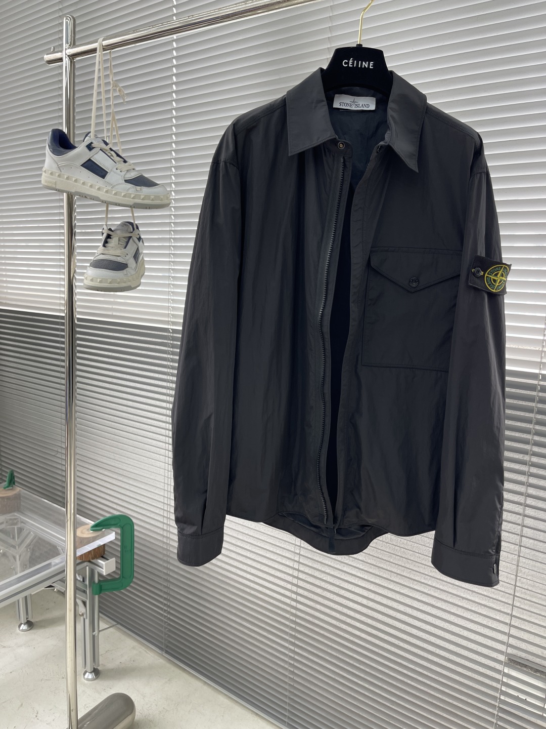 Stone Island Men's Compass Patch Jacket - Military-Inspired Shirt Jacket 2 cmp i1744025265311 1987 0 7