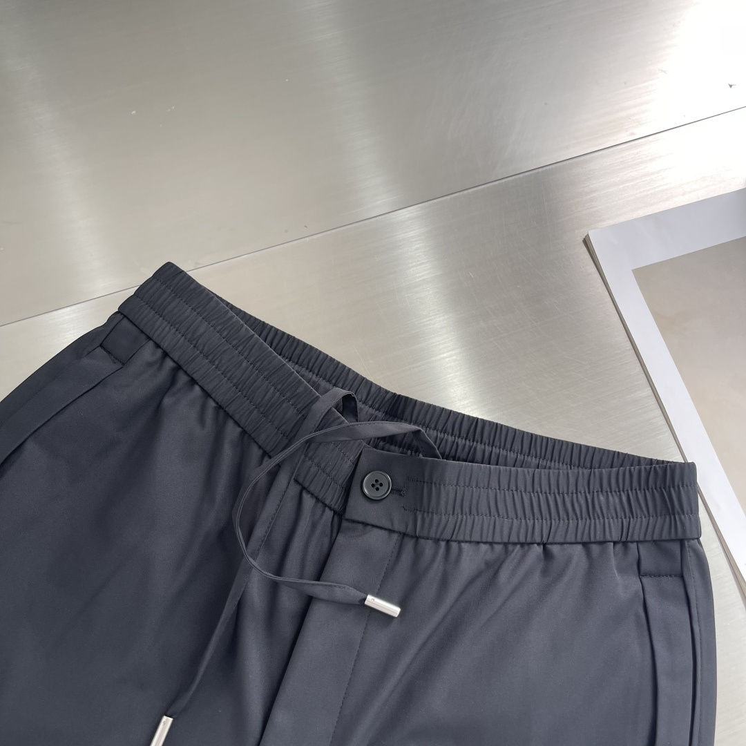 ZEGN 25ss Recycled Leisure Pants with Back Pocket for Embroidery, Sizes M-4XL - 图片 6