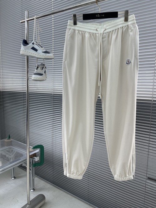 Moncler 2025 Spring/Summer Light Beige Casual Track Pants 1 Moncler 2025 Spring/Summer Light Beige Casual Track Pants