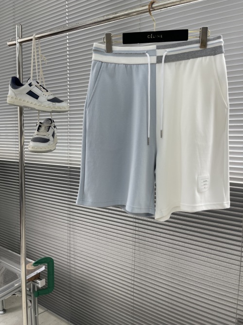 Two-Tone Colorblock Shorts,Premium Cotton Blend,Casual Drawstring Waist 1 Two-Tone Colorblock Shorts,Premium Cotton Blend,Casual Drawstring Waist