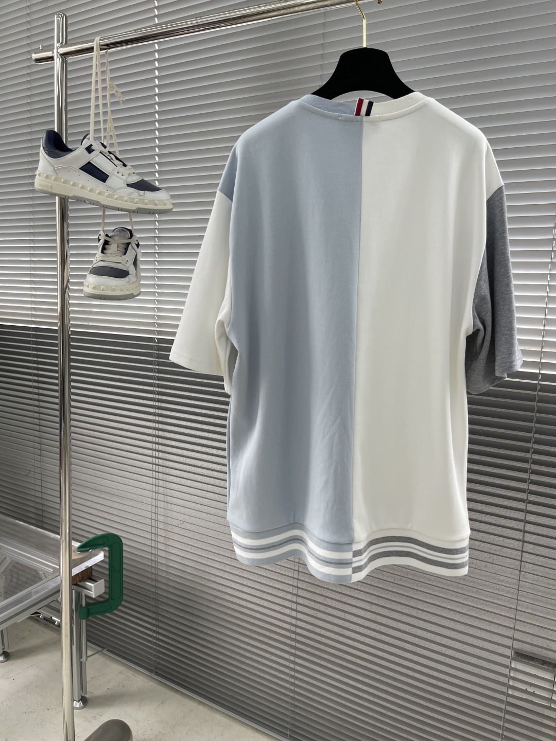 Thom Browne Color Block Cotton T-Shirt | Short Sleeve Tee For Men and Women 3 cmp i1744110169623 2310 0 7
