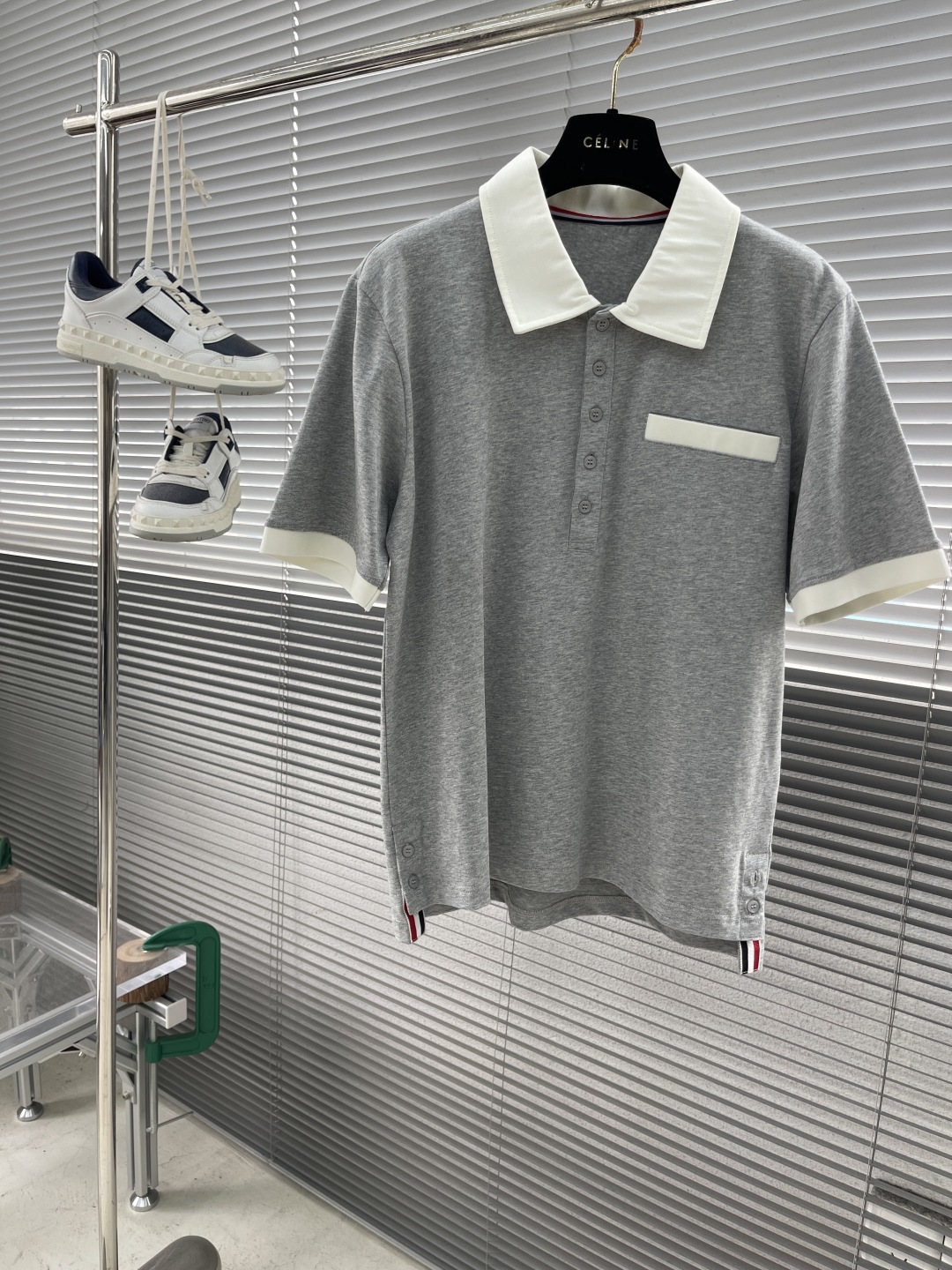 Trendy Color Block Polo Shirt for Men and Women, Relaxed Fit, All Sizes