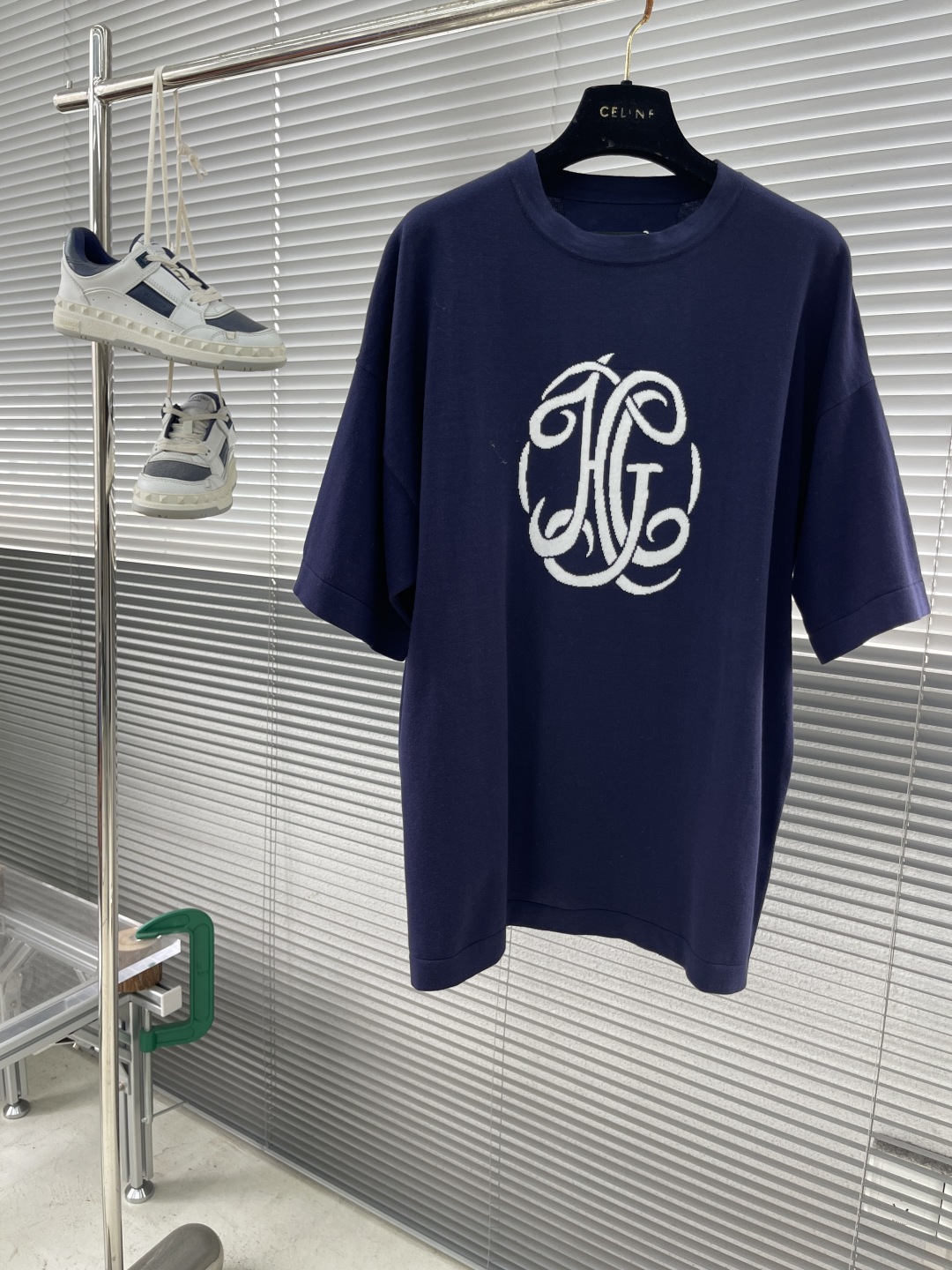 HG Applique Knit Crewneck Short Sleeve T-Shirt - Unisex, 25SS New Style 1 cmp i1744112878338 6535 0 6