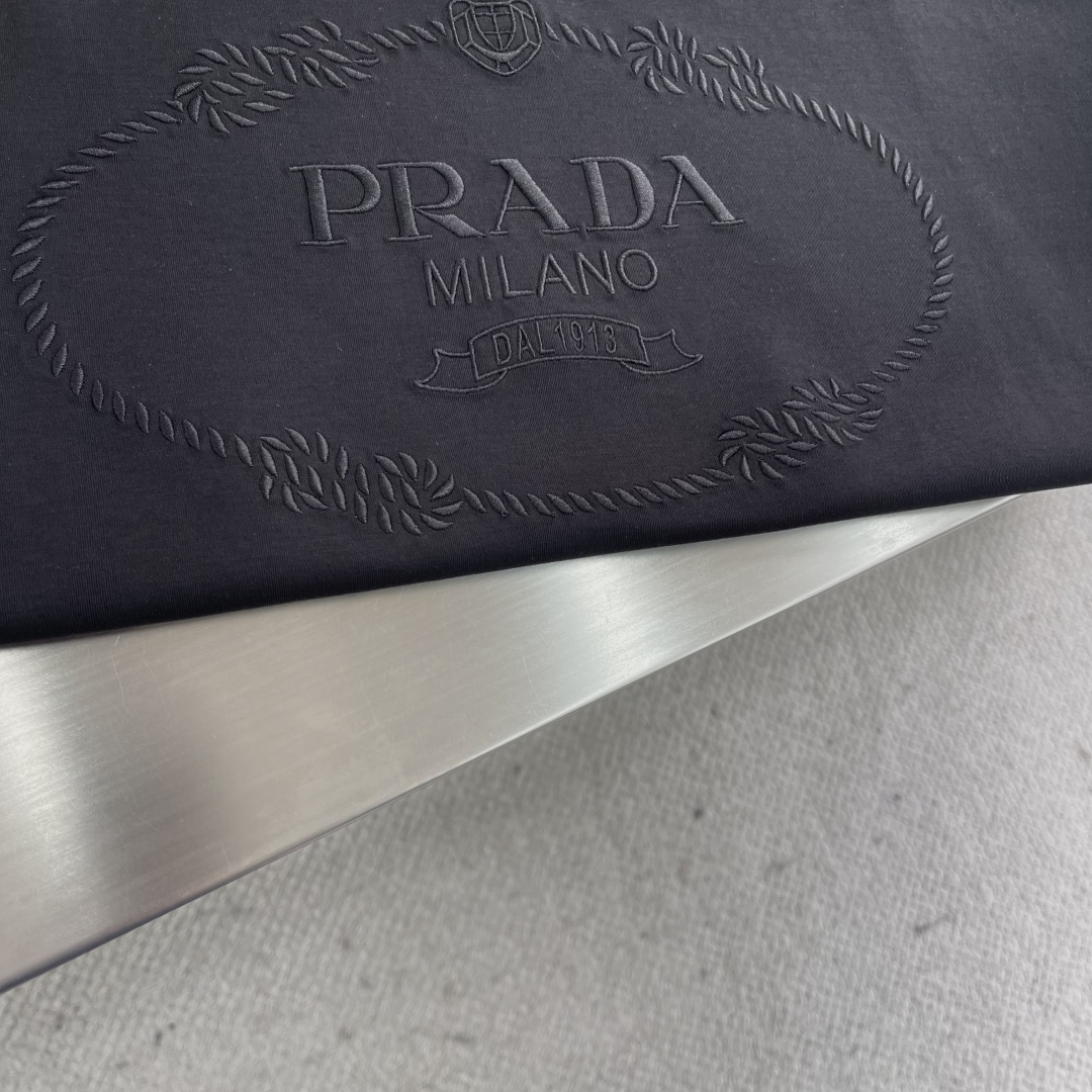 Prada Milano Logo T-Shirt - Heavyweight Fabric, Enzyme Wash for Comfort 5 cmp i1744195986950 6335 0 2
