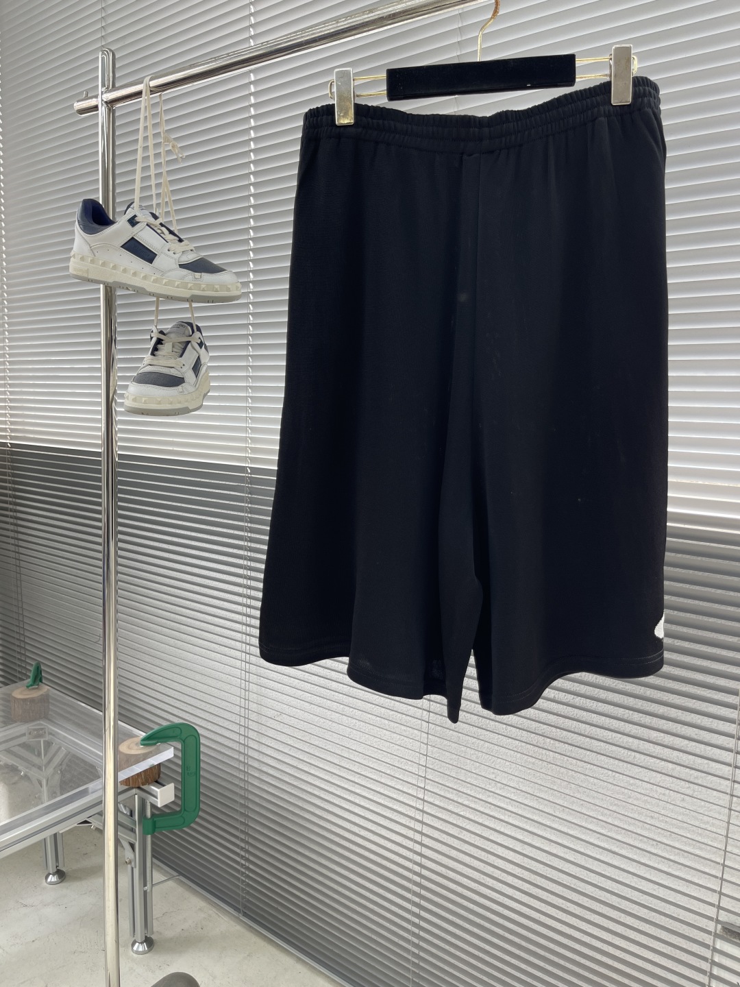 Balenciaga Men's Black Basketball '01' Knit Shorts with Drawstring Waist 9 cmp i1744199371233 959 0 8