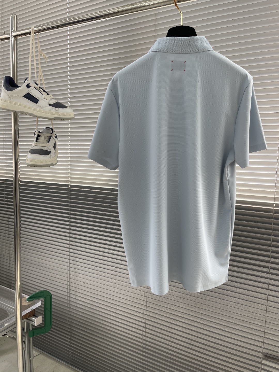 Kiton Men's Light Blue Stretch Polo Shirt, Italian Luxury Design 8 cmp i1744199448529 8486 0 7