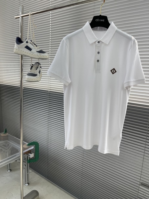 Luxury White Polo Shirt with Designer Logo, Crafted from Premium Fabrics 1 Luxury White Polo Shirt with Designer Logo, Crafted from Premium Fabrics