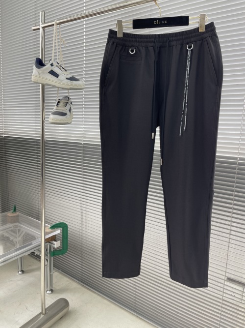 Men's Lightweight Hollow Fiber Loose Fit Lounge Pants with Skull Embroidery 1 Men's Lightweight Hollow Fiber Loose Fit Lounge Pants with Skull Embroidery