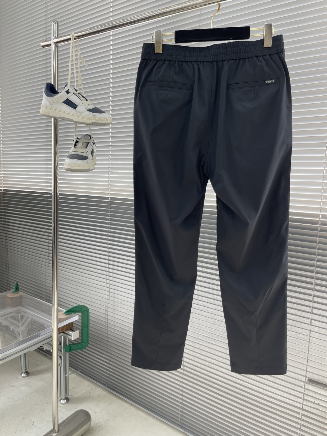 ZEGN 25ss Recycled Leisure Pants with Back Pocket for Embroidery, Sizes M-4XL - 图片 2