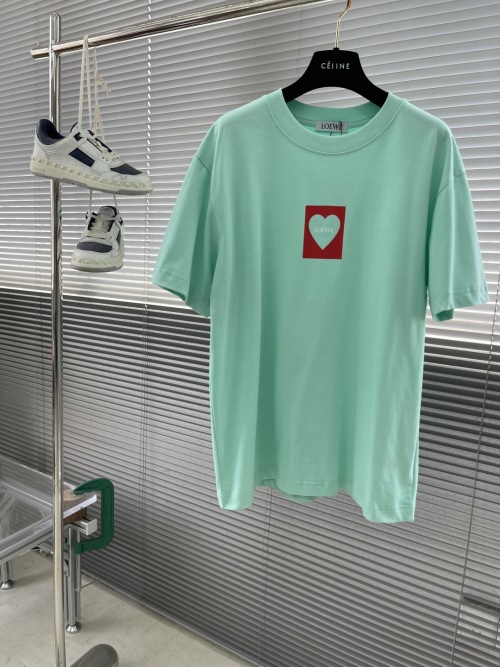 Loewe Heart Print Cotton T-Shirt - Unisex, Comfortable Fit S-XXL 1 Loewe Heart Print Cotton T-Shirt - Unisex, Comfortable Fit S-XXL