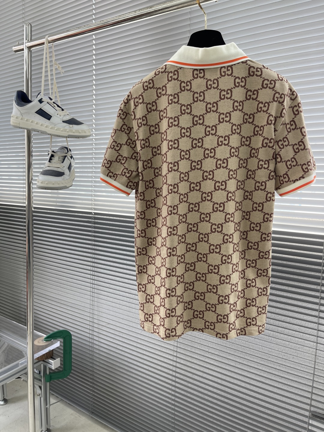 Gucci Men's Beige All-Over GG Logo Polo Shirt Short Sleeve 8 cmp i1744629406018 7340 0 7