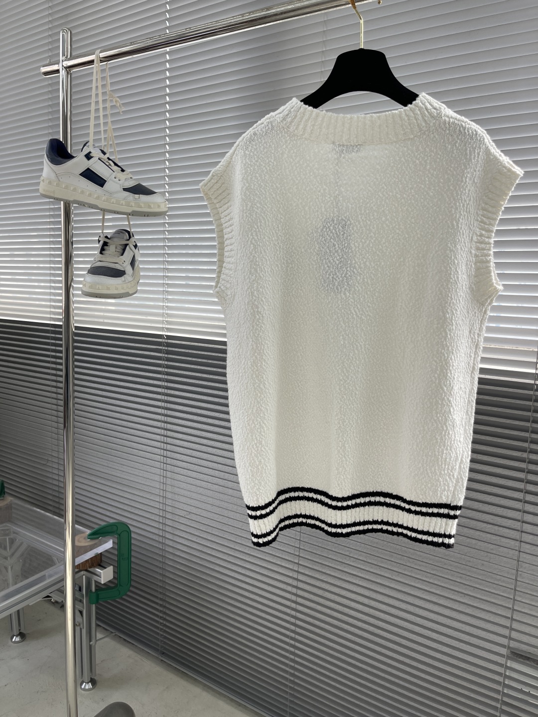 DIOR CD Diamond Cotton Knit Vest - A Stylish & Modern Wardrobe Staple 8 cmp i1744630477337 8952 0 7