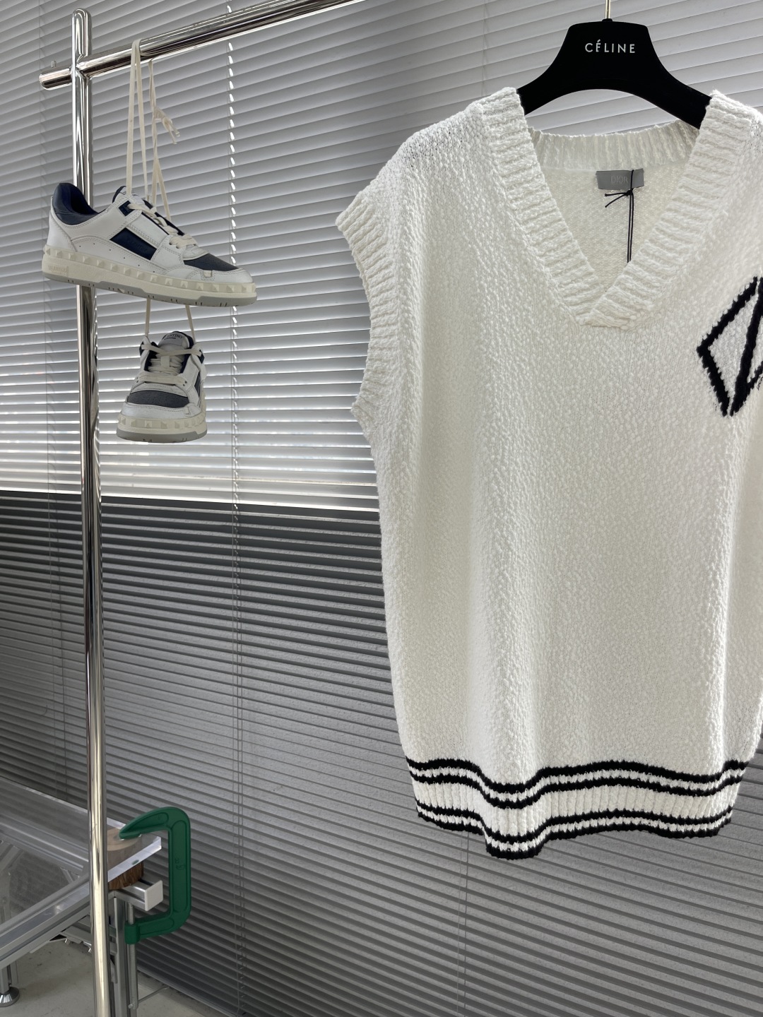 DIOR CD Diamond Cotton Knit Vest - A Stylish & Modern Wardrobe Staple 2 cmp i1744630477347 8345 0 6