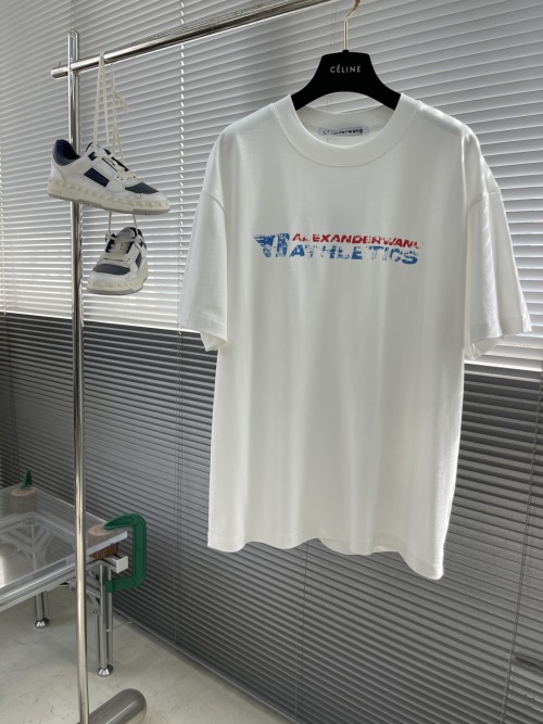 Alexander Wang 25SS Crew Neck Short Sleeve T-Shirt, Unisex Design 1 Alexander Wang 25SS Crew Neck Short Sleeve T-Shirt, Unisex Design