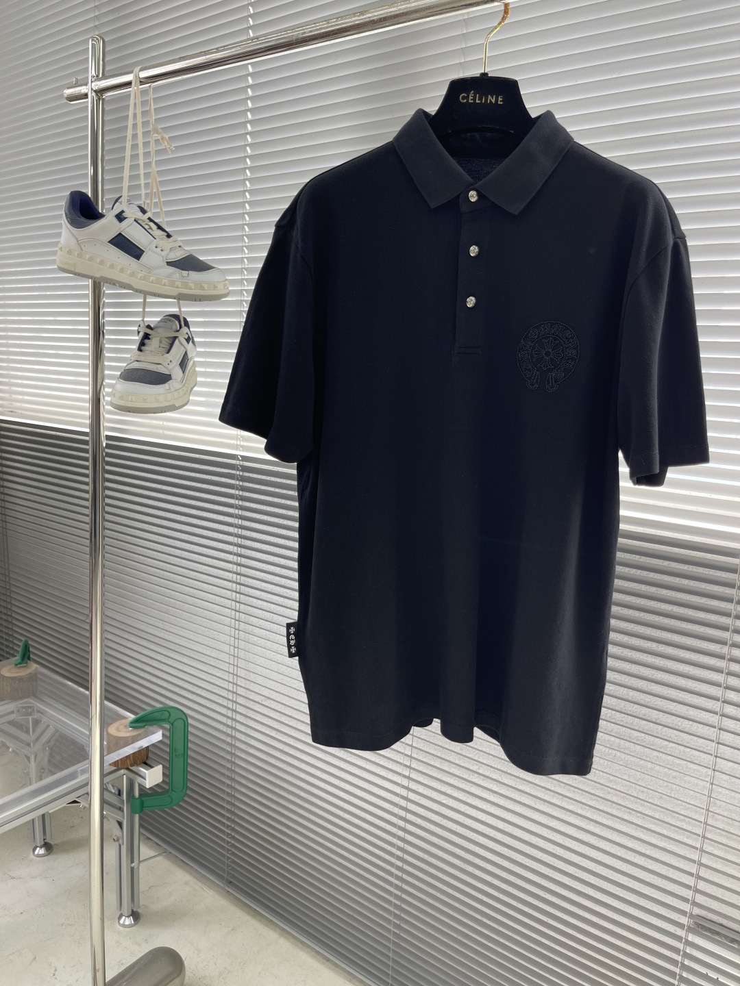 NO:917069,/1 piece 1/2 pieces (all sizes) -CH Chrome Hearts 2026 Spring and Summer Lapel Polo Series Size: m-4xL Slightly wide version Weight 220 grams Pique modal polo Ingredients cotton Craftsmanship pattern embroidery technology Trendy and fashionable [Heyha][Heyha],,chrome hearts,19860909/1件 1/2件（齐码） -CH 克罗心2026春夏翻领polo系列 尺码:m-4xL 版型微阔版型 克重220克重 珠地莫代尔polo 成份棉 工艺图案做刺绣工艺 潮流时尚[嘿哈][嘿哈],,chrome hearts,,Men's clothing