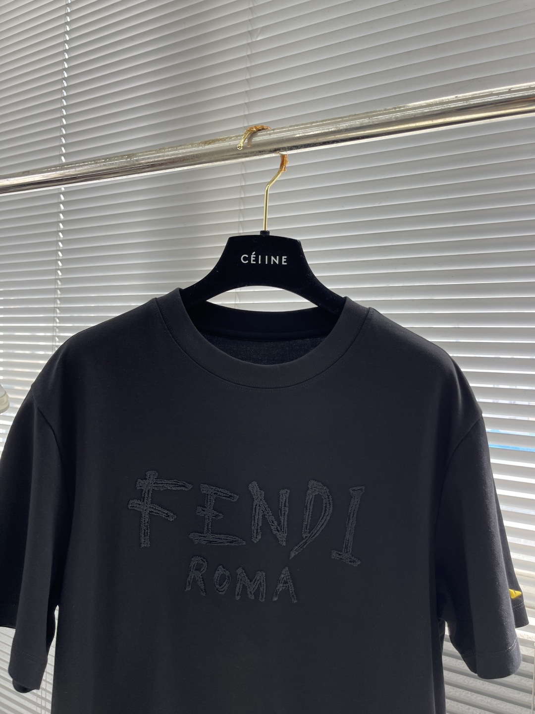 Fendi Roma Embroidered Logo T-Shirt - Short Sleeve, Premium Cotton 2 cmp i1744631564712 4759 0 6