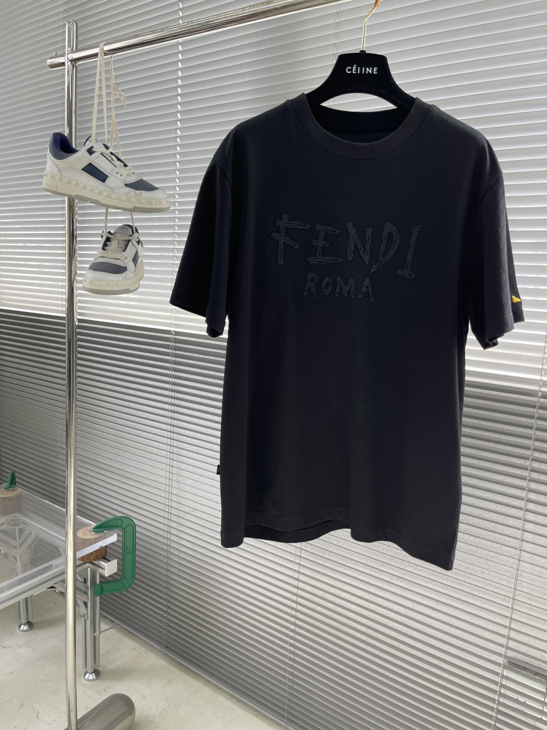 Fendi Roma Embroidered Logo T-Shirt - Short Sleeve, Premium Cotton 1 cmp i1744631564773 3142 0 5