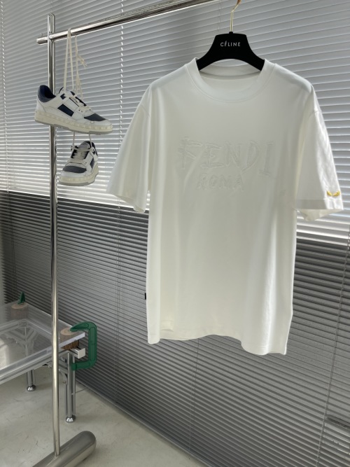 Fendi Roma Embroidered Logo T-Shirt - Spring/Summer 2025 Collection 1 Fendi Roma Embroidered Logo T-Shirt - Spring/Summer 2025 Collection