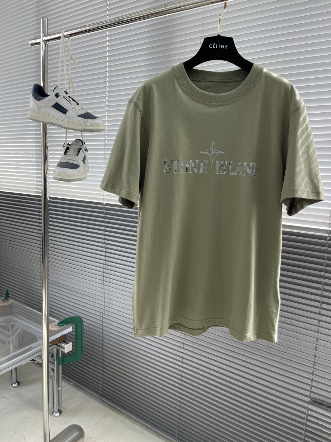 Stone Island Men's 2025 Spring/Summer Short Sleeve T-Shirt - Casual Fit