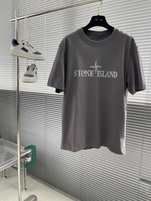 Stone Island 2025 Spring/Summer Cotton Short Sleeve T-Shirt - M to 5XL 1 Stone Island 2025 Spring/Summer Cotton Short Sleeve T-Shirt - M to 5XL