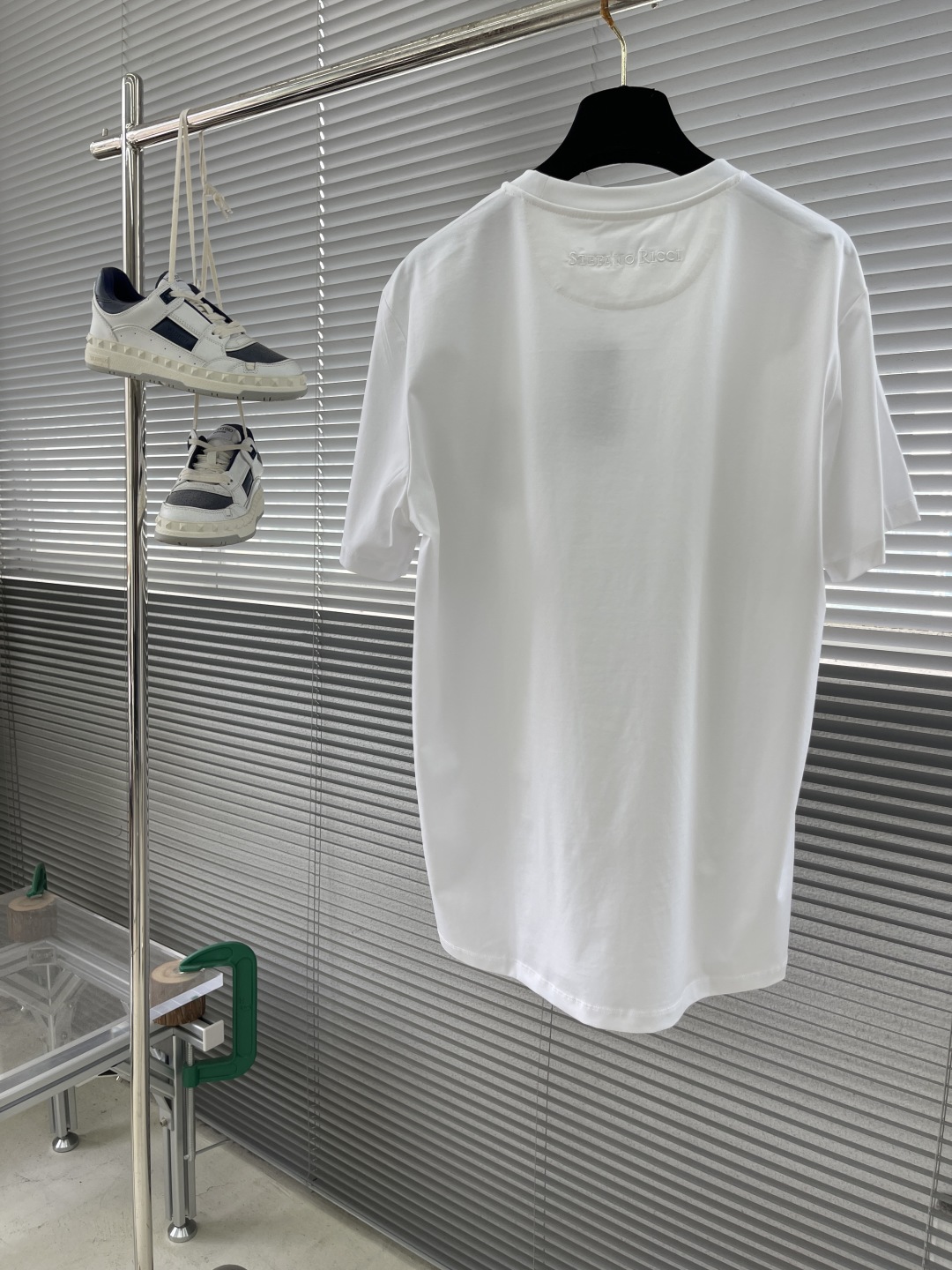 Stefano Ricci Men's White Eagle Logo Crewneck Short Sleeve T-Shirt 8 cmp i1744632302311 9369 0 7