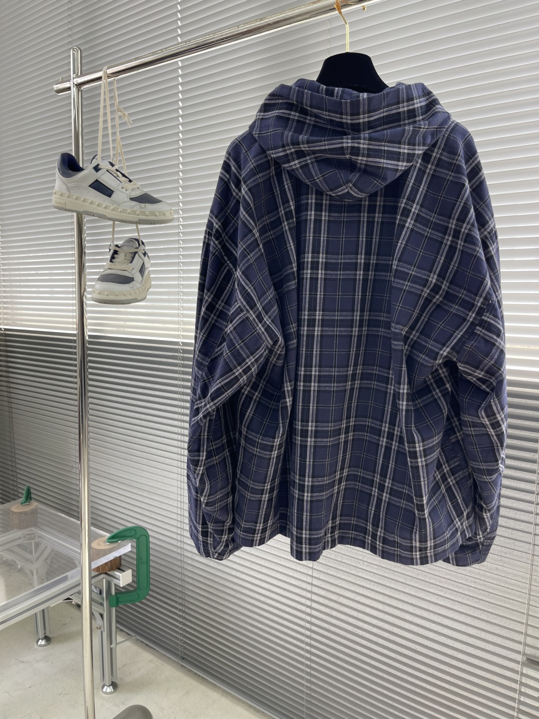 Balenciaga 2025 Plaid Zip-Up Hoodie - High-End Streetwear 8 cmp i1744633080465 6557 0 7
