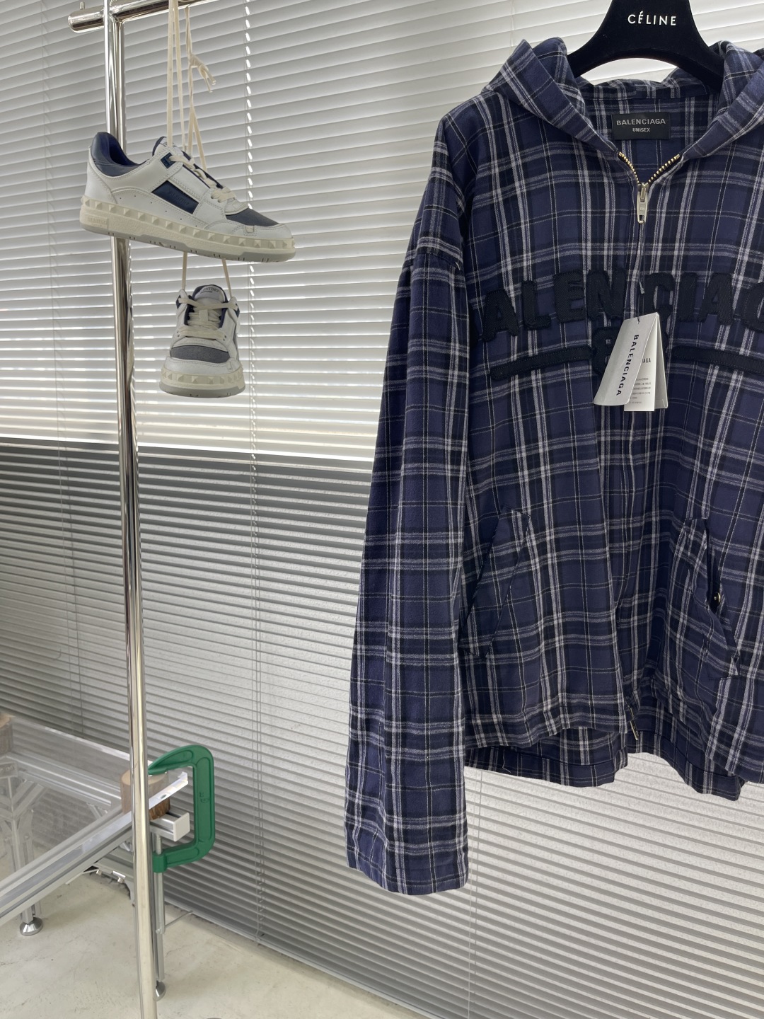 Balenciaga 2025 Plaid Zip-Up Hoodie - High-End Streetwear 2 cmp i1744633080483 2596 0 6