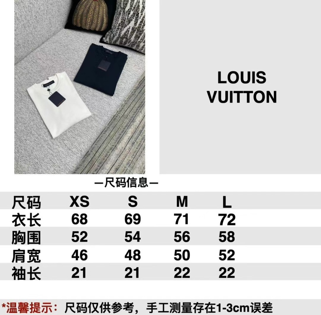 Louis Vuitton Men's 25SS Blue Monogram Jacquard Sleeve Cotton T-Shirt 9 cmp i1744636552927 3144 0 8