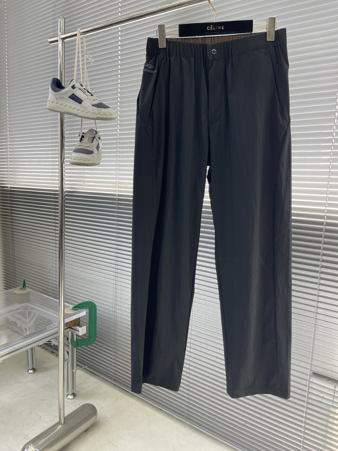 Balenciaga 2025 Spring/Summer Wide-Leg Casual Pants - Embroidered Detail