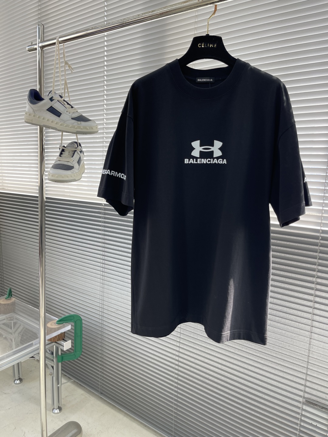 Balenciaga X Under Armour Black Cotton Blend Logo T-Shirt Unisex 1 cmp i1744716223310 96 0 5