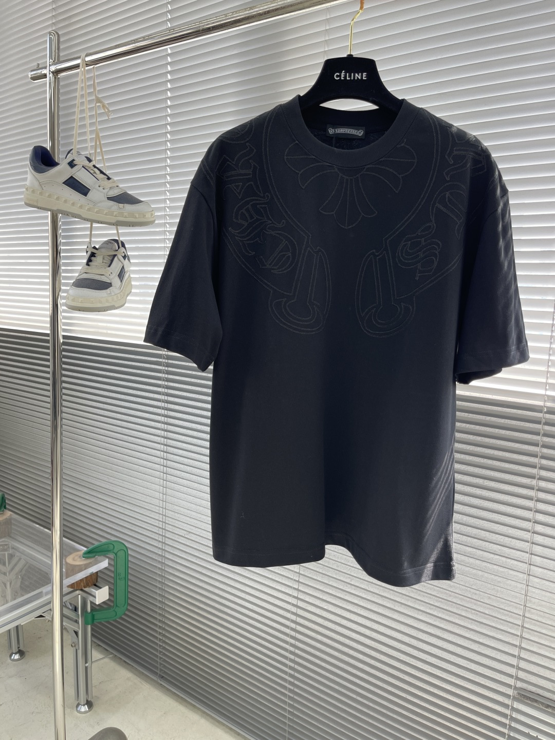 Chrome Hearts 2025SS Round Neck Short Sleeve T-Shirt, Classic Logo Design