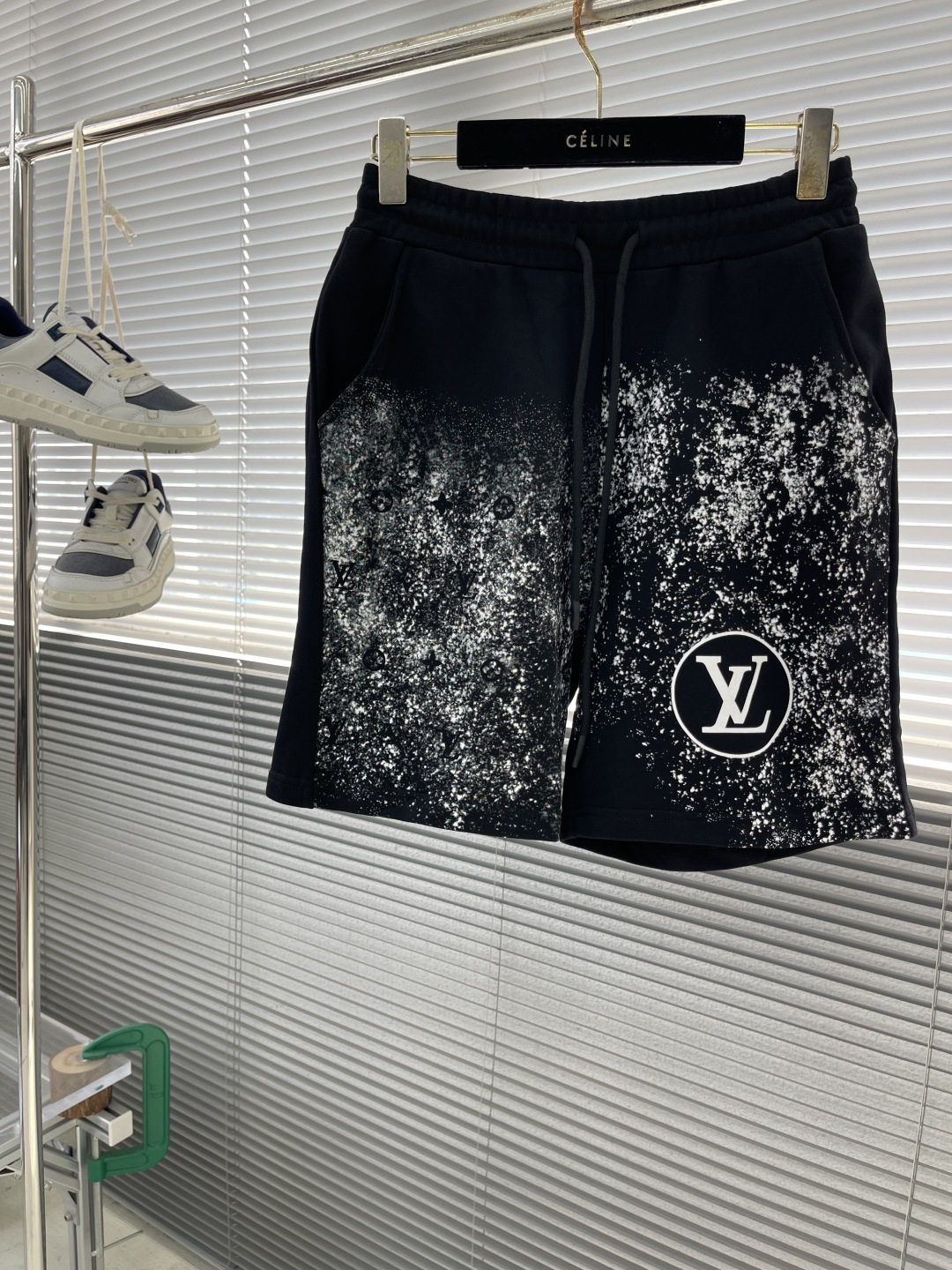 Louis Vuitton 25SS Pattern Printed Shorts - Cotton, Casual, and Stylish