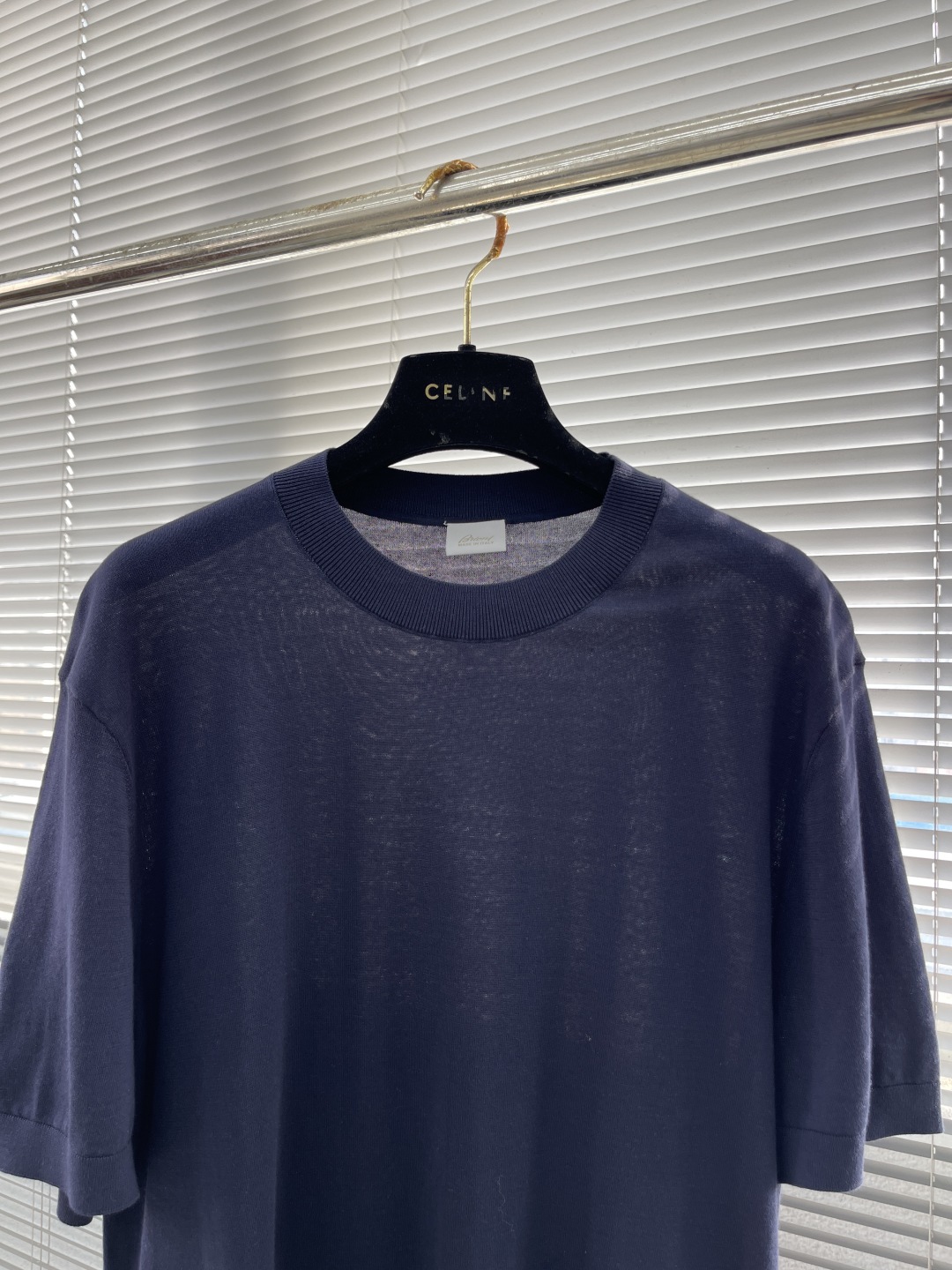 Brioni Men's Navy Cotton-Linen Blend Crew Neck Short Sleeve T-Shirt - M to 3XL 2 cmp i1744809844252 9466 0 7