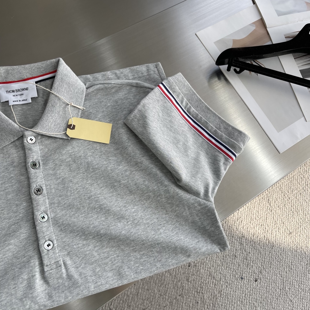 Thom Browne Striped Sleeve Cotton Polo Shirt - Classic Style and Comfort 8 cmp i1744885457634 2589 0 4