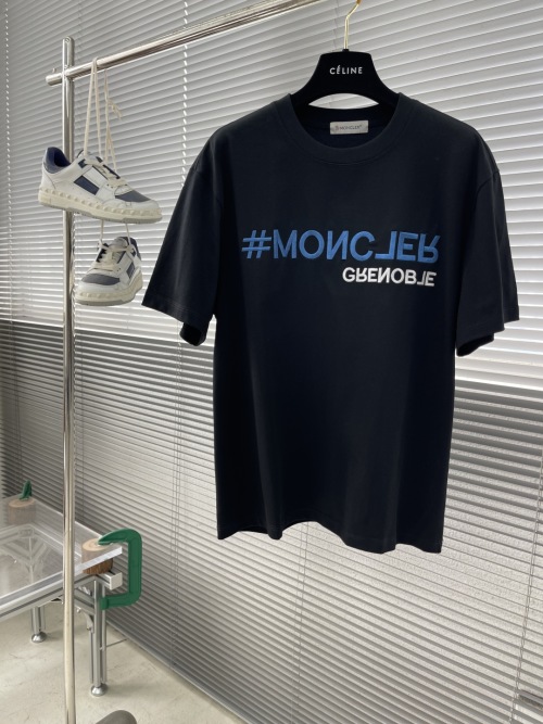 Moncler Grenoble Embroidered Logo Tee - Summer Casual Cotton T-Shirt 1 Moncler Grenoble Embroidered Logo Tee - Summer Casual Cotton T-Shirt
