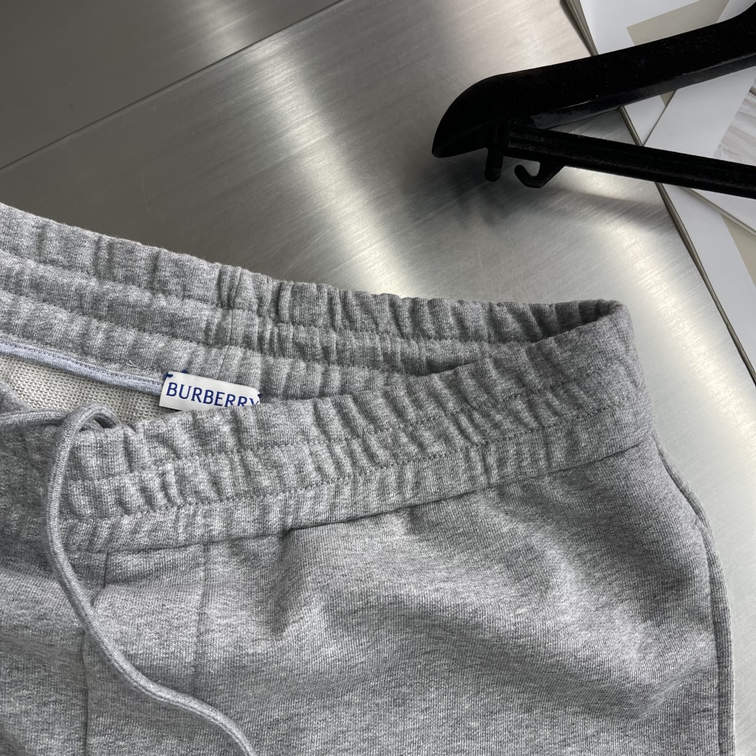 Celine Men's Gray Cotton Fleece Shorts Elastic Waistband with Drawstring 5 cmp i1744969536496 1056 0 2