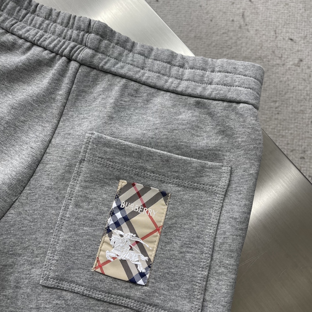 Celine Men's Gray Cotton Fleece Shorts Elastic Waistband with Drawstring 8 cmp i1744969536496 1574 0 4