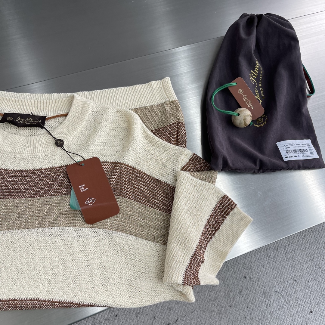 Loro Piana Striped Linen Knit Top - Soft, Lightweight, and Stylish 7 cmp i1744969568480 1892 0 4