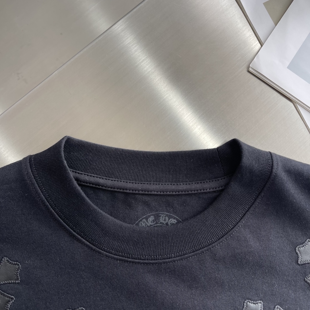Chrome Hearts 2025SS Short Sleeve T-Shirt - Custom Cotton Fabric, Heavy Wash 3 cmp i1745079953508 4261 0 0
