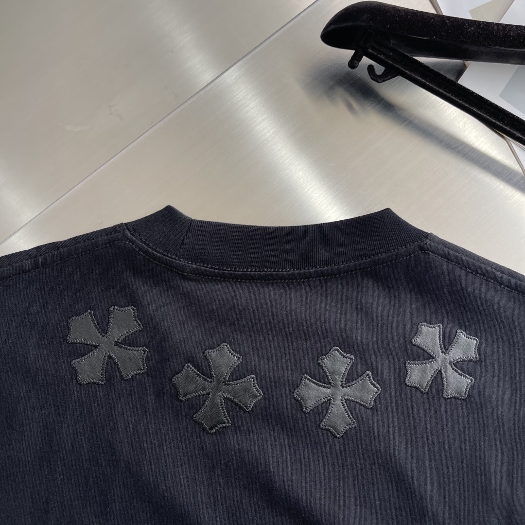Chrome Hearts 2025SS Short Sleeve T-Shirt - Custom Cotton Fabric, Heavy Wash 7 cmp i1745079953512 1608 0 4