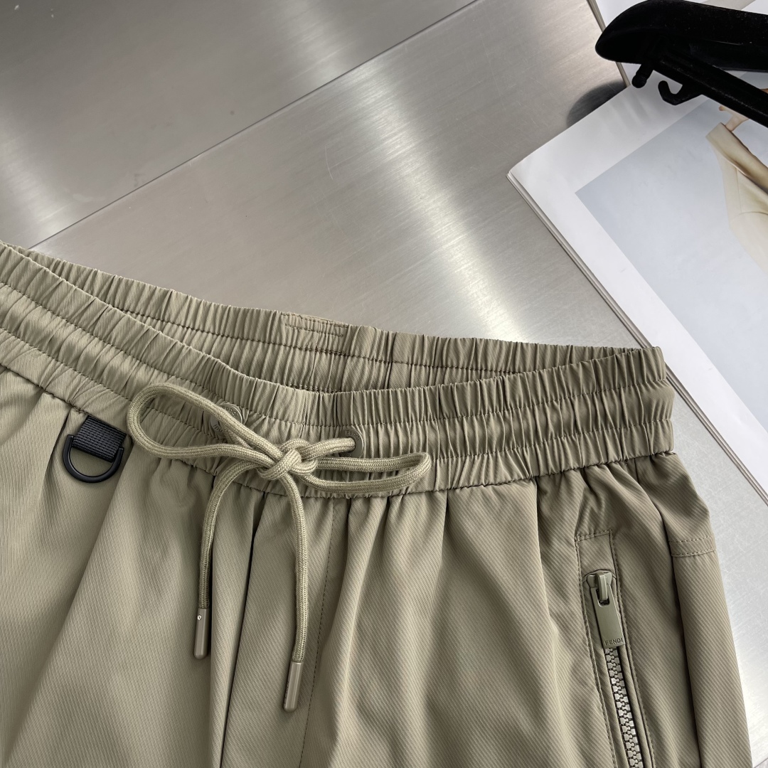 Fendi Roma Spring/Summer Elastic Waist Casual Pants for Men - Comfortable Fit 5 cmp i1745080388873 8288 0 3