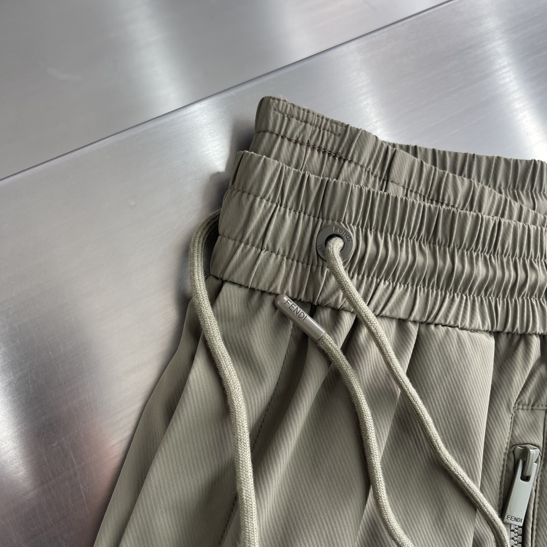 Fendi Roma Spring/Summer Elastic Waist Casual Pants for Men - Comfortable Fit 3 cmp i1745080388886 6948 0 1
