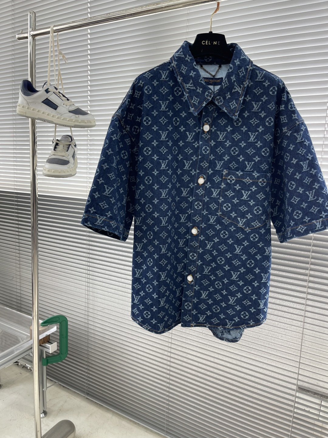 Louis Vuitton 25SS Monogram Denim Trucker Jacket - Stylish & Versatile