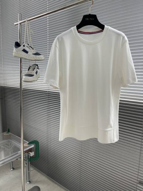 Celine Men's White Cotton T-Shirt | Crew Neck Short Sleeve Top 1 Celine Men's White Cotton T-Shirt | Crew Neck Short Sleeve Top