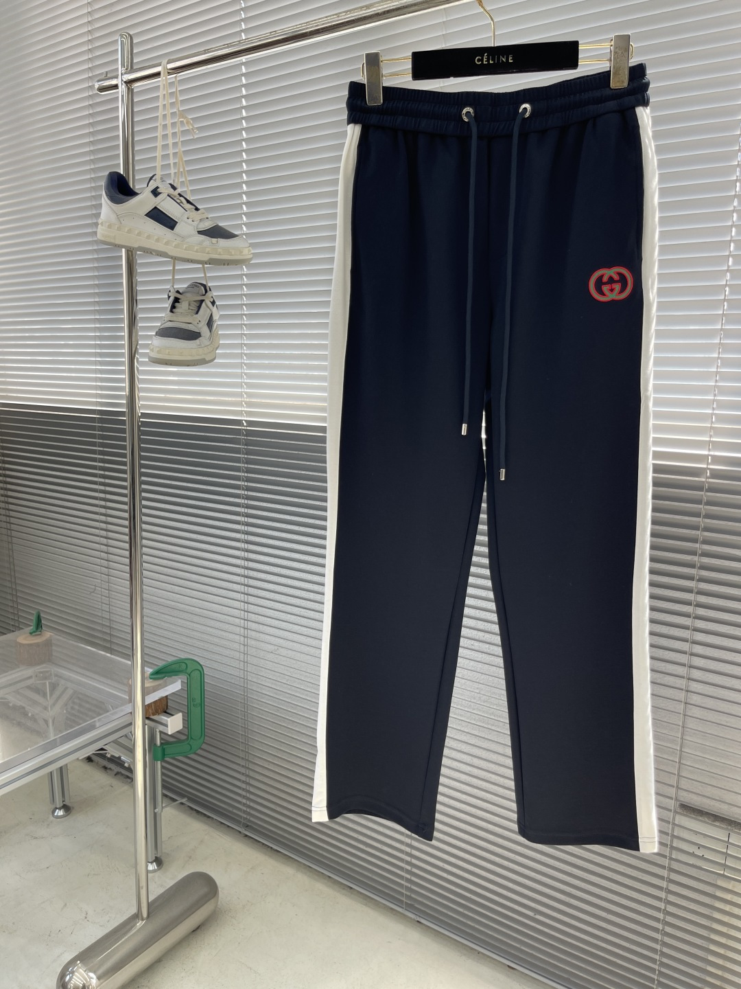 Gucci 2025 Spring/Summer Lounge Pants with Iconic Logo and Side Stripe Detail