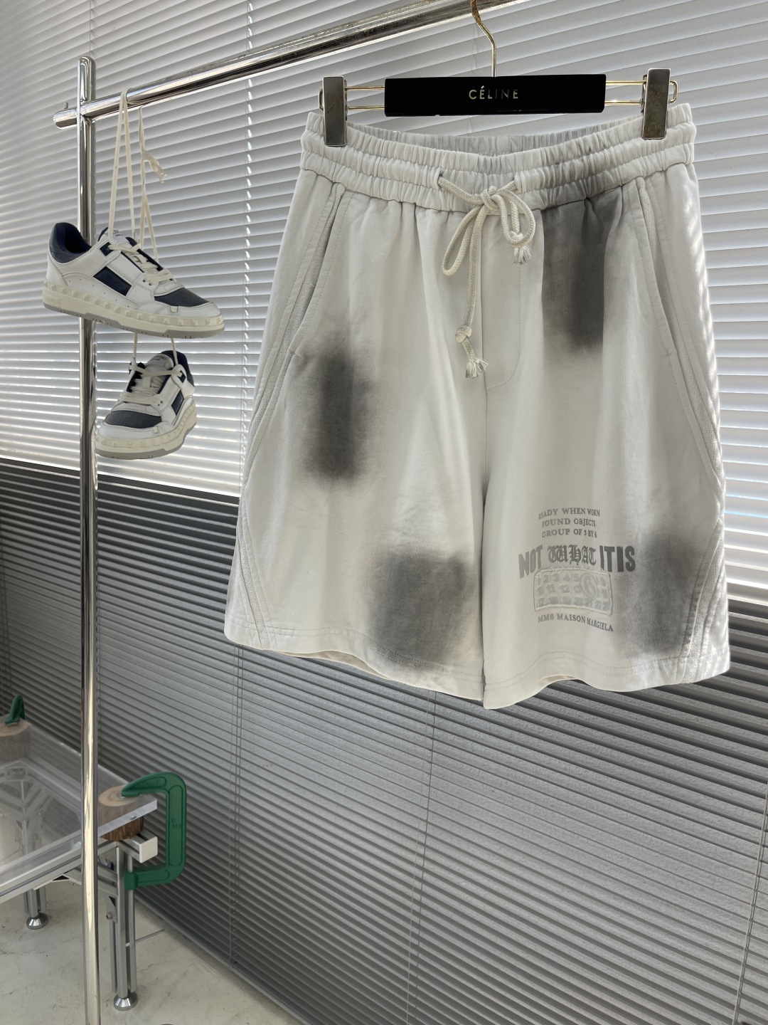 Maison Margiela 25SS Spring/Summer Cotton Shorts with Embroidered Detail