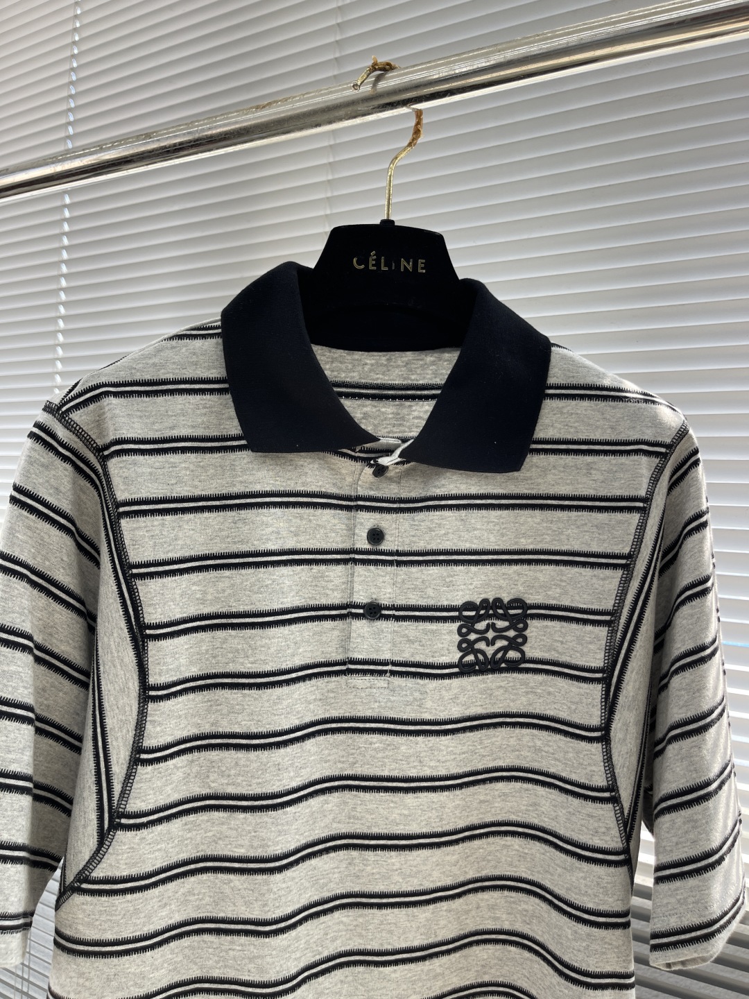 Loewe Striped Polo Shirt - Classic Fit with Embroidered Logo for Men 2 cmp i1745233350990 5721 0 6