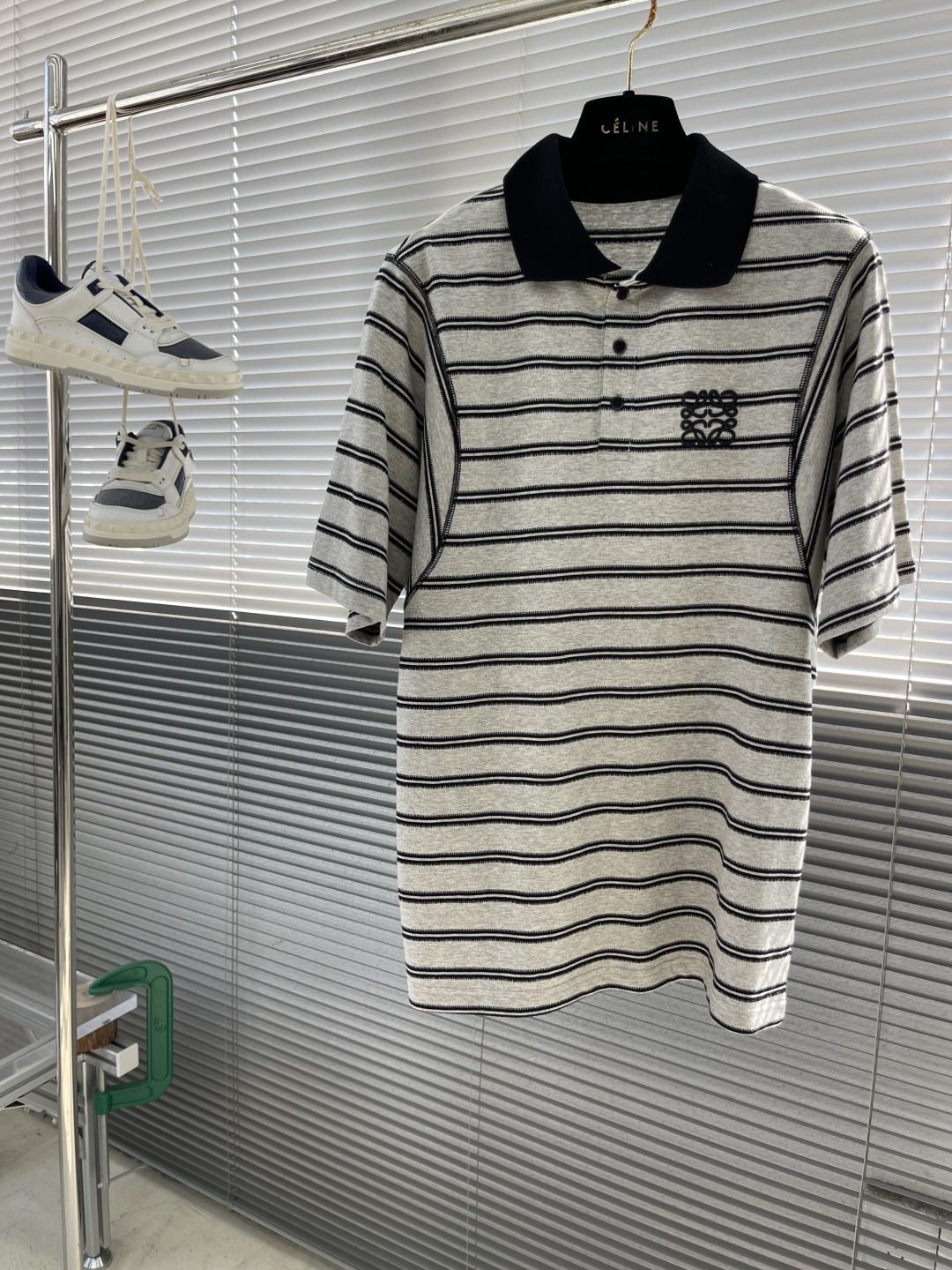 Loewe Striped Polo Shirt - Classic Fit with Embroidered Logo for Men 1 cmp i1745233350993 9105 0 5