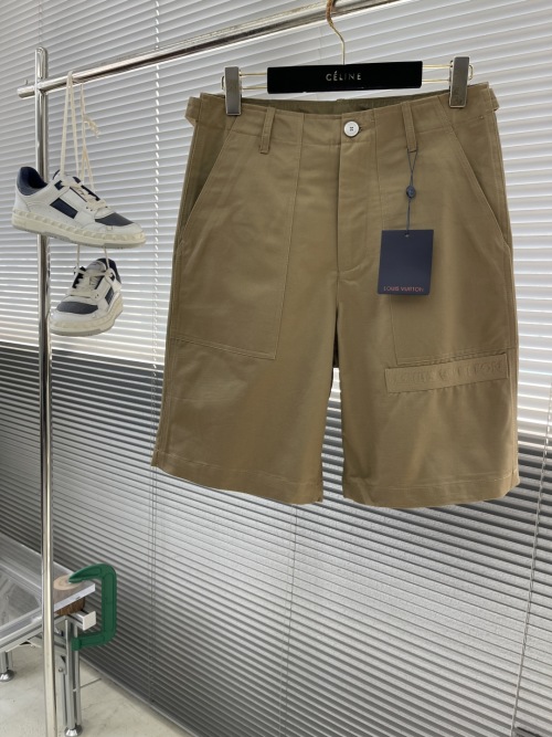 Louis Vuitton 25SS Logo Twill Woven Cotton Casual Fashion Shorts 1 Louis Vuitton 25SS Logo Twill Woven Cotton Casual Fashion Shorts