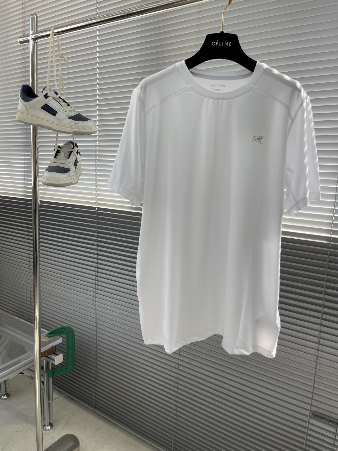 Arc'teryx Captive Arc'Word Lightweight White Cotton Short Sleeve T-Shirt